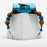 whale bracelet 【ザトウクジラ】　　ウッドレジン