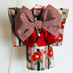 小型犬☆猫用着物椿柄Sサイズ