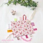 ベビーが大好き♥技ありカシャカシャおもちゃ☆お風呂ぱんだ☆ブルー
