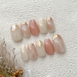 人気デザイン♡ ミラーネイル　シェルネイル