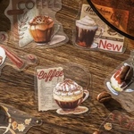 【資材】PETシール　コーヒー☕️②