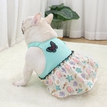 犬服　チュール　ワンピース　スカート　フレンチブルドッグ　ボストンテリア　シュナウザー　パグ　トイプードル　柴犬　コーギー　ポメラニアン