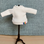 即購入OK☆ねんどろいどどーる 服☆ラグラントレーナー　白