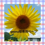    geonu 様専用ページ