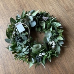 〈rose-macaron様オーダー品〉Green wreath(23cm)