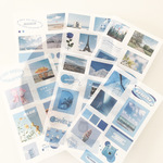 海外sticker　blue　＃4