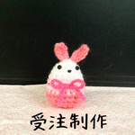イースターエッグうさぎ(ピンク系)