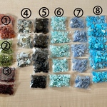 【10g×16種類】穴なしさざれチップ　カラフル天然石セット