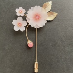 蕾も可愛い桜🌸のハットピン　フォーマル　オケージョン　ピンク　パステルカラー