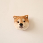 14.もふもふの柴犬お顔マグネット