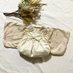 ※発送日についての説明文をお読みください※ ベビー袴　ハンドメイド　きなり