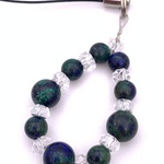 天然石アズライト AAのストラップ-A2