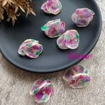 再販/4pcs)【パーツ】frill ink flower parts #vd