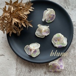 再販3/4pcs)【パーツ】frill mixflower parts #IV