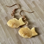 ミニチュア たいやき ピアス or ストラップ
