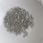 100個 2×7mm チェーンエンド　シルバー