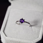 【RALULU.SHU】 925SV アメジスト　リング 指輪