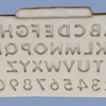シリコンモールド　アルファベット&数字