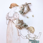 .｡.:✽ かすみ草 ✽.｡.:* ヴィンテージ ボタニカル イヤリング・ピアス