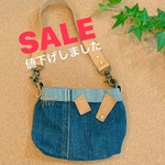 デニムのミニバック