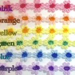 6color❁マーガレットフラワーレース❁ブレスレット❁