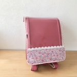 新柄入荷♪再販＊女の子向け♡切替柄と縁取りが選べる＊透明ランドセルカバー