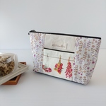 (4/23 New)botanical swag・マルチに使える大人可愛い切り替えポーチＭサイズ
