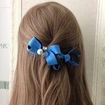 yuripochy様専用 再販 ツインリバーシブルribbon ブルー