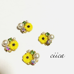 向日葵（ひまわり）ピアス/イヤリング