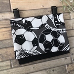 移動ポケット サッカー グレー