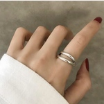 人気商品【再販です✨】silver925ダブルラインリング  ○シルバーリング○指輪○おしゃれ○s925〇silverリング〇silver925 ◯人気◯ランキング#minne_new