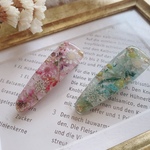 《送料無料》パステルカラーのフラワーミニヘアクリップ♡