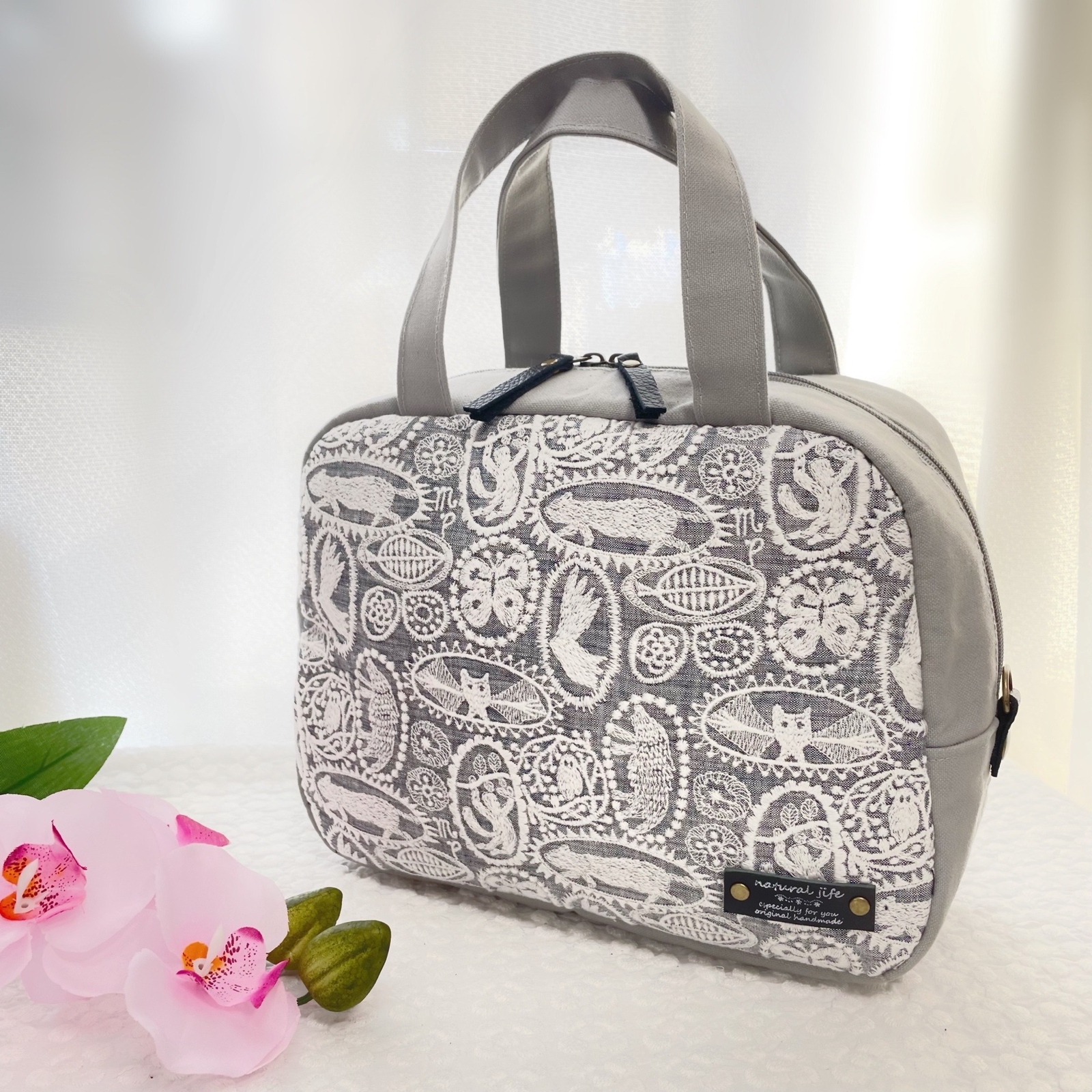 2wayボストンバッグ / シンフォニー ピンクモスグリーン / ミナ