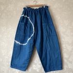 藍染めパンツ(輪)  1