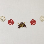 こどもの日　水引ガーランド【兜と花S】端午の節句、子供の日のお祝いに