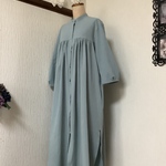ハーフリネン　ギャザーたっぷり　羽織💕