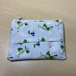 お花とおしゃべり　文鳥ちゃん　ポケットティッシュポーチ