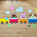 【値下げ☆】汽車　壁面　年中使える壁面　動物