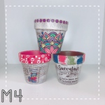 【M4】リメイク鉢3個セット