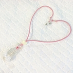 補聴器ストラップ ピンク系 両耳用