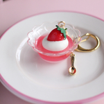 いちごゼリーのキーホルダー