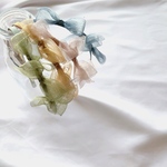 ✿︎オーガンジーのリボンカチューシャ✿︎ 結婚式　発表会　誕生日　プレゼント　記念日フォト　七五三　パーティー　ヘアバンド　ヘッドバンド