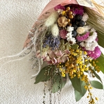 花々の華やかスワッグ、ブーケ