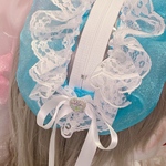 ふわふわヘッドドレス໒꒱sky blue♡即購入OK