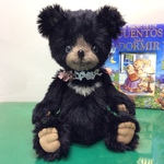 ♪　mamubear 　およそ30ｃｍ　月の輪ちゃん　♪ 　送料無料