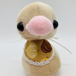 【受注製作only】たまねぎ の スタイ * 雛文鳥 着せ替え ぬいぐるみ 用* 文鳥 野菜 玉ねぎ ベジタブル  プレゼント ぬいぐるみ服 ぬい服 ぬいコス 20220410