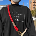 (黒L)スイマ 二 ヤラレタ！  スウェット