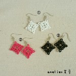 (受注製作)タティングレース＊ピアス
