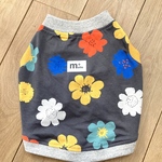 【送料無料】人目を引くレトロフラワーの可愛いお洋服