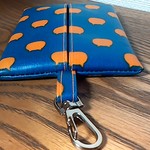 39(＝ｻﾝｷｭｰ)sale♪ 普通ｻｲｽﾞ フック式 ポケットティッシュカバー 猫玉［ミカン］ラミネートポケットティッシュケース